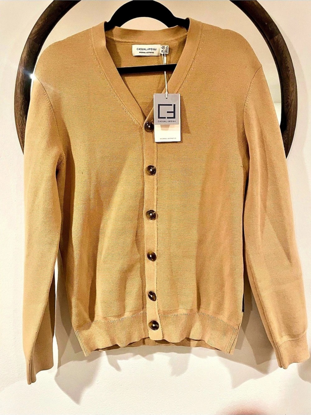 Casual Friday Cardigan in Brown Size Medium NWT